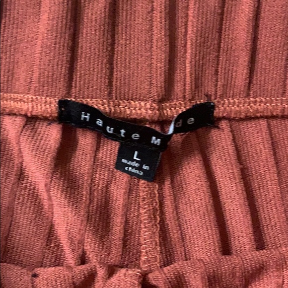 Burnt orange/ corral parachute pants - Picture 3 of 3